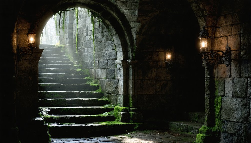 secret corridors in castles