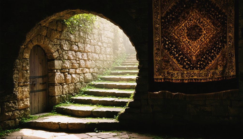 secret passages and camouflage