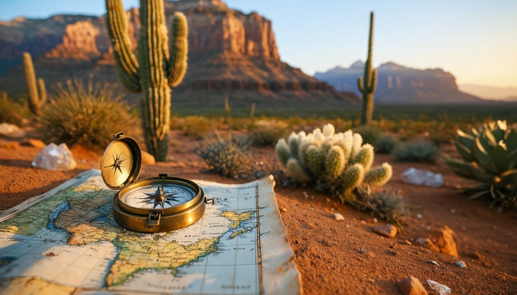 treasure hunting in deserts