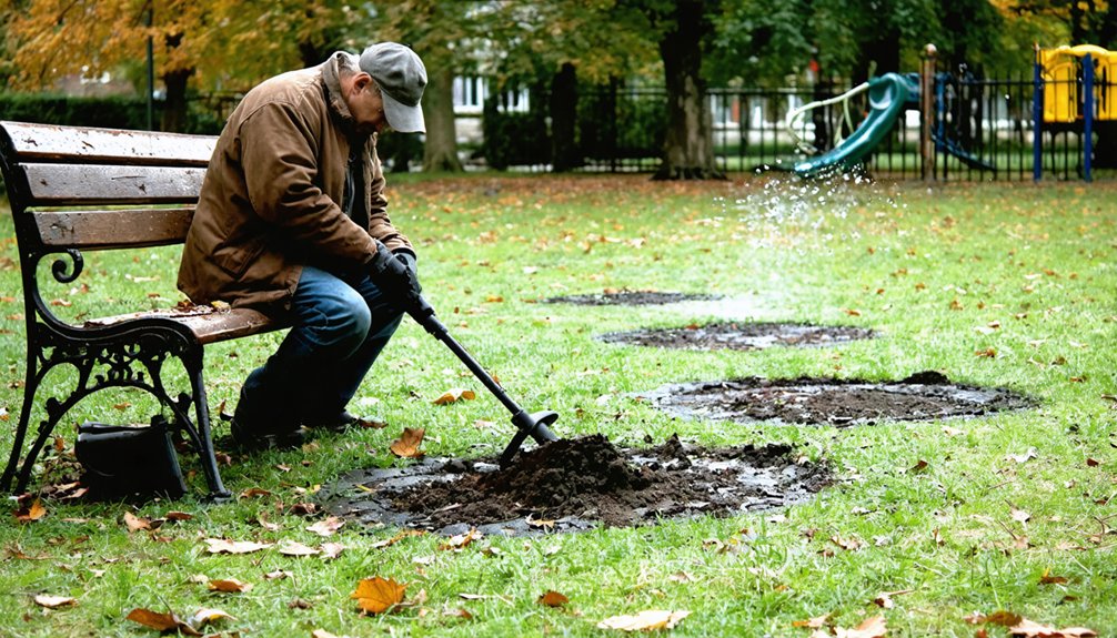 treasure hunting in parks