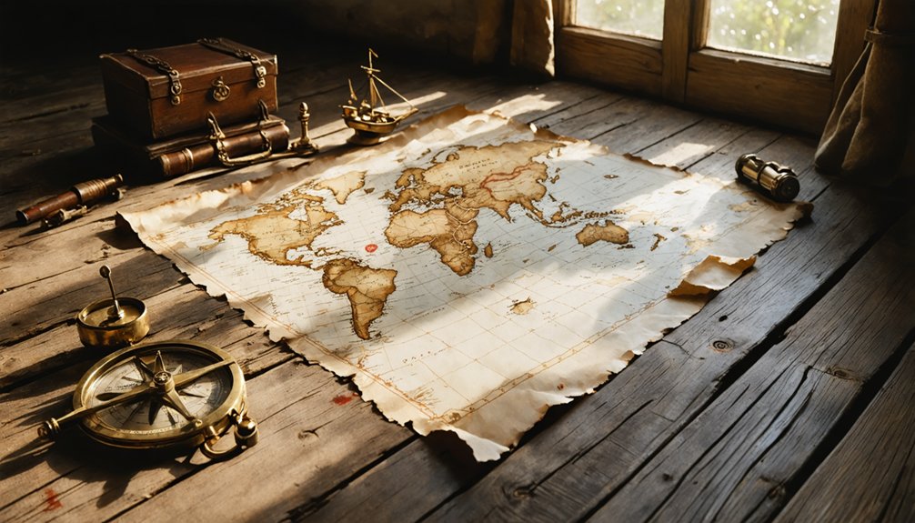 treasure hunting map creation