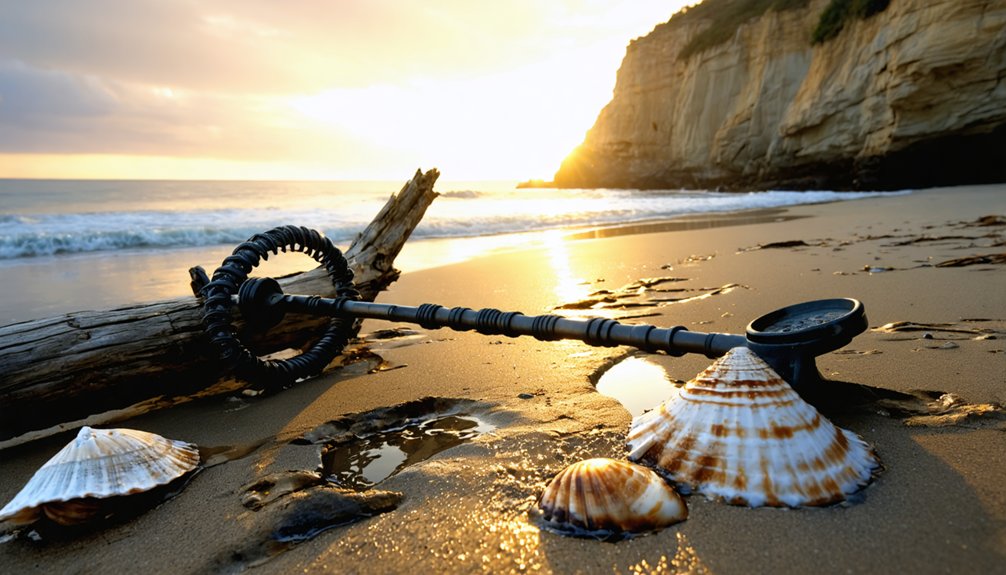 treasure hunting on beaches