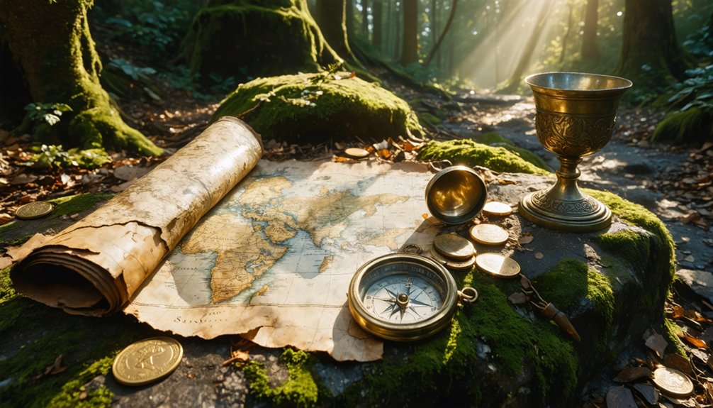 treasure hunting with clues