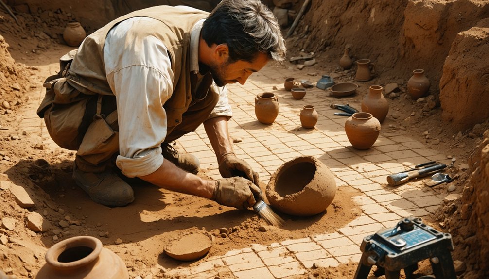 uncovering buried valuable artifacts