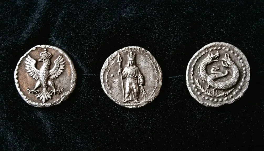 unique engraved rare coins