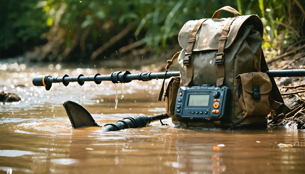 waterproof treasure hunting detectors