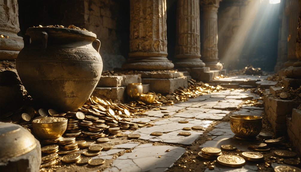 ancient treasures in ruins