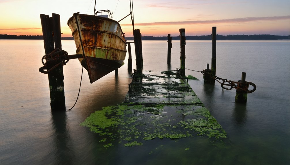 magnet fishing abandoned marinas