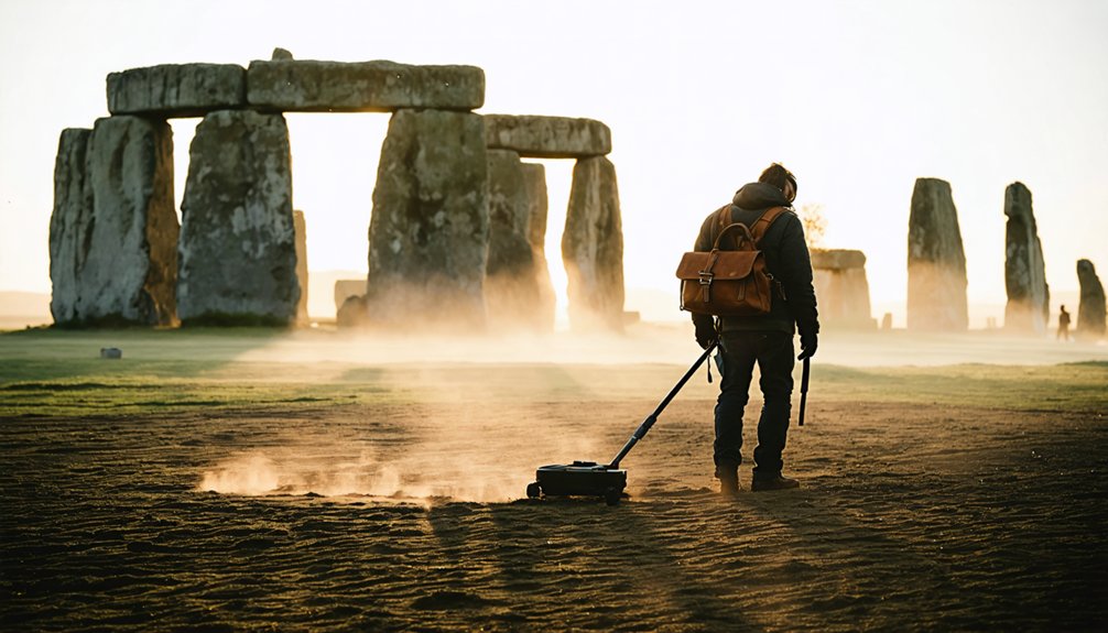 treasure hunting at landmarks