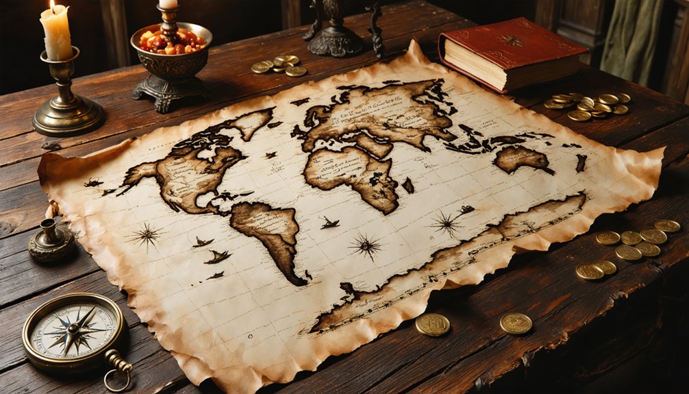 treasure maps from antiquity