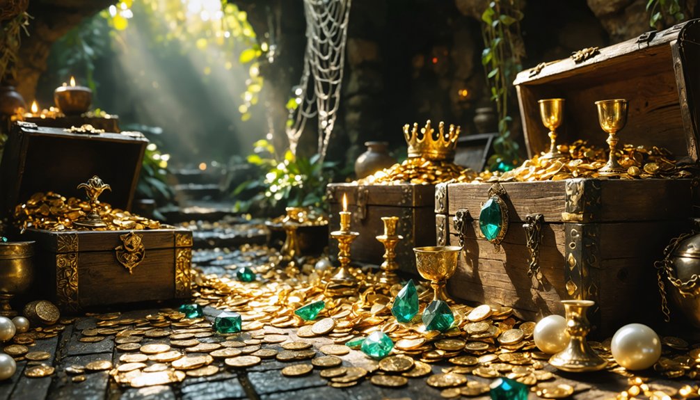 untouched pirate treasure hoards