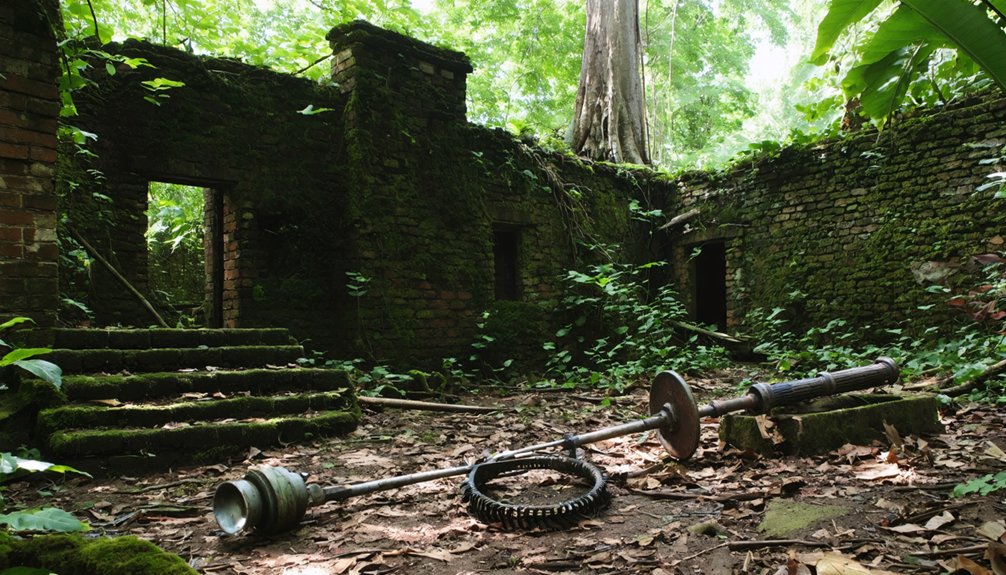 abandoned sites yield artifacts