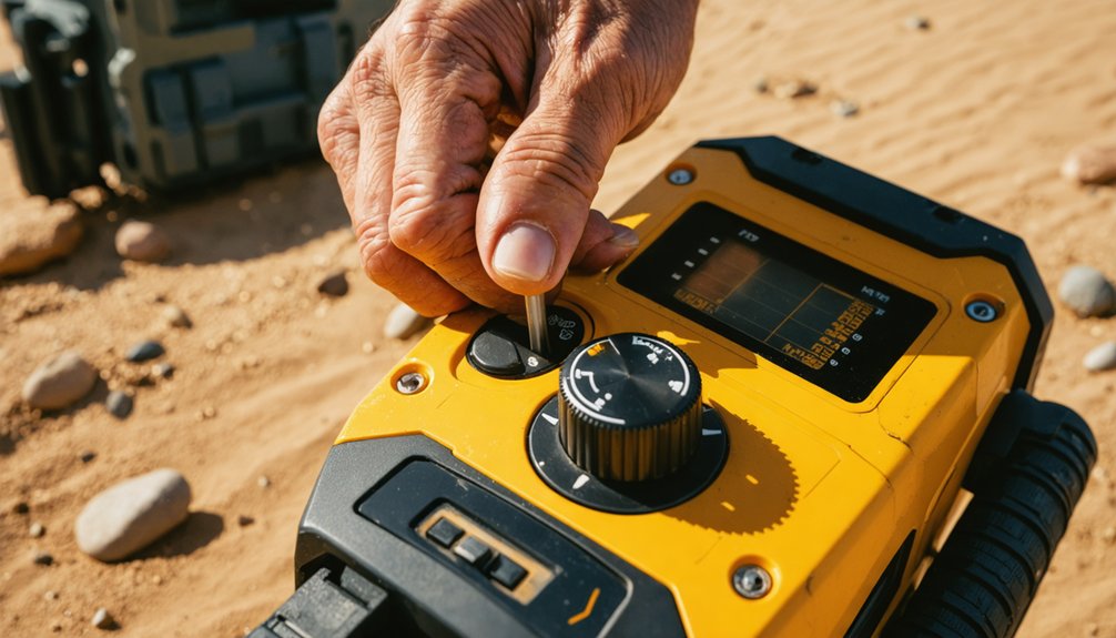 adjust threshold sensitivity settings