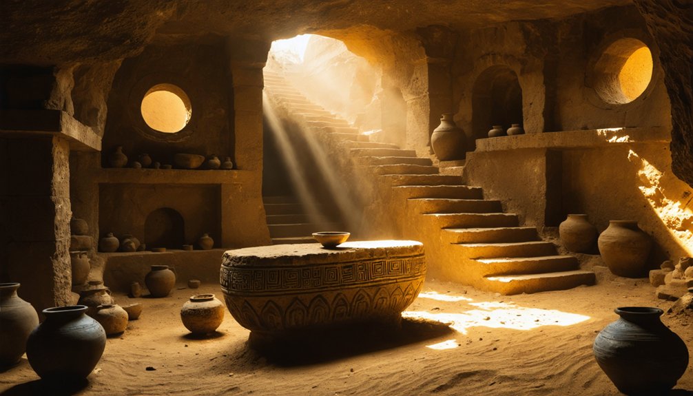 ancient underground refuge engineering