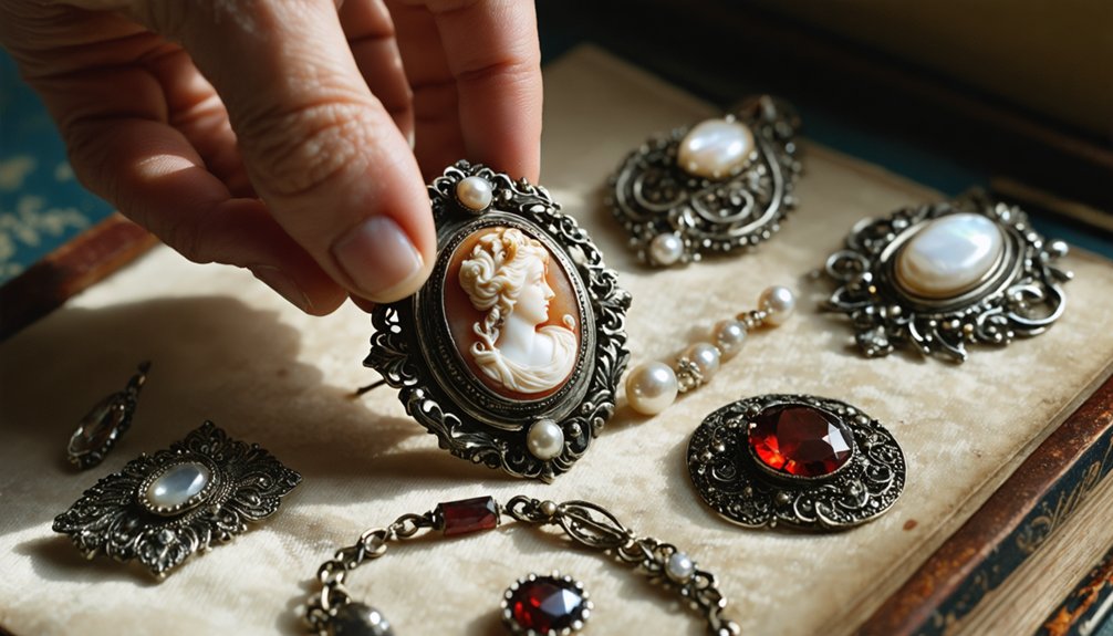 antique jewelry brooches and pins