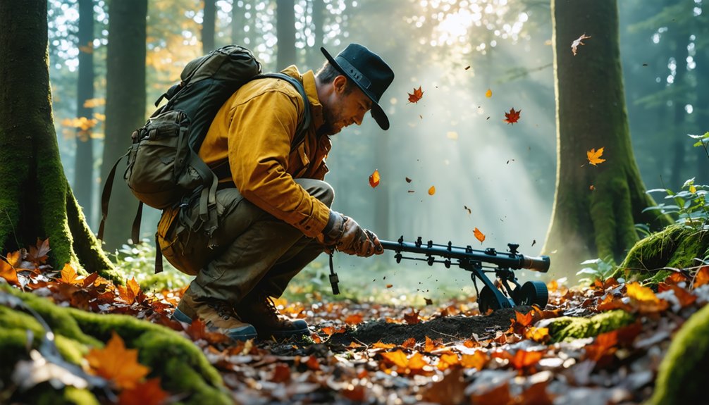 autumn forest treasure hunting