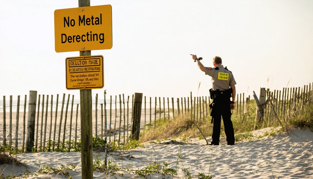 beach detecting legal guidelines