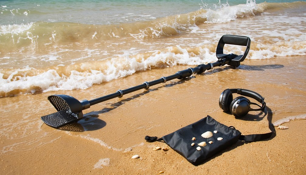 beach metal detecting gear