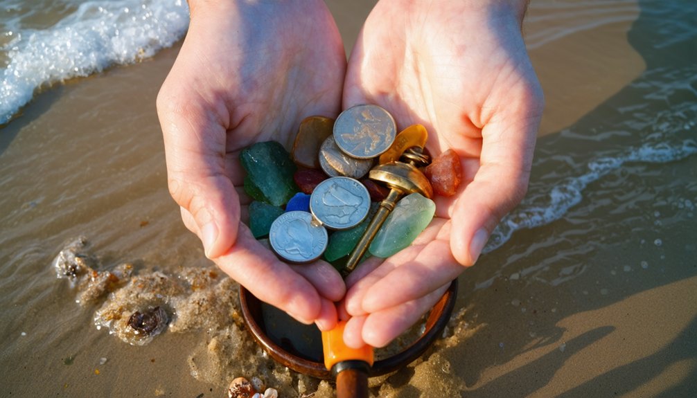 beach treasure hunting finds
