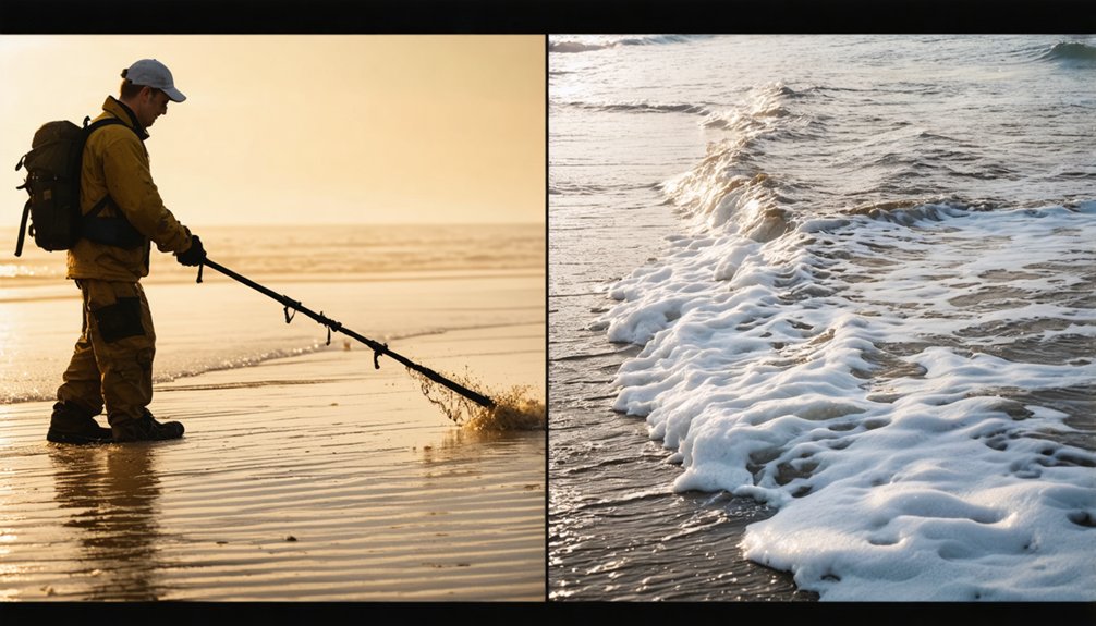 beach versus river hunting