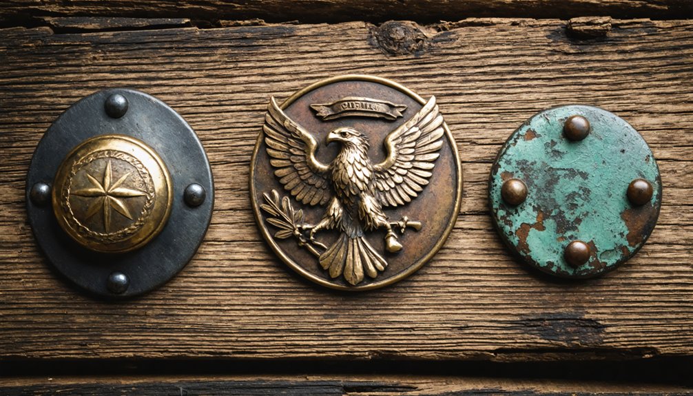 button features markings identification