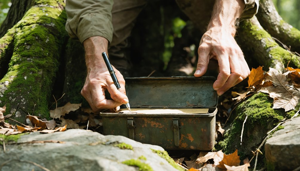cache placement and logging etiquette