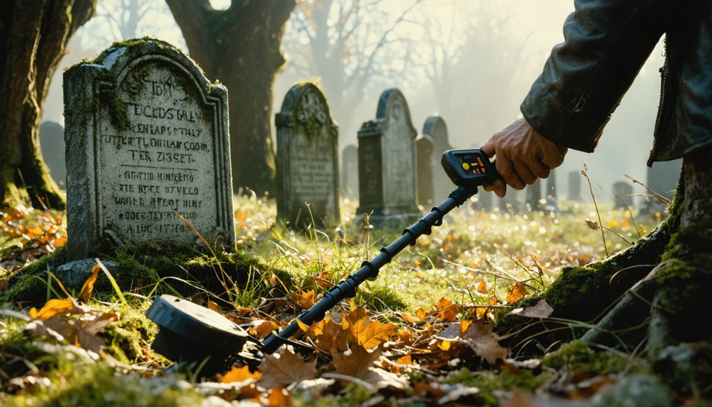 cemetery metal detecting regulations