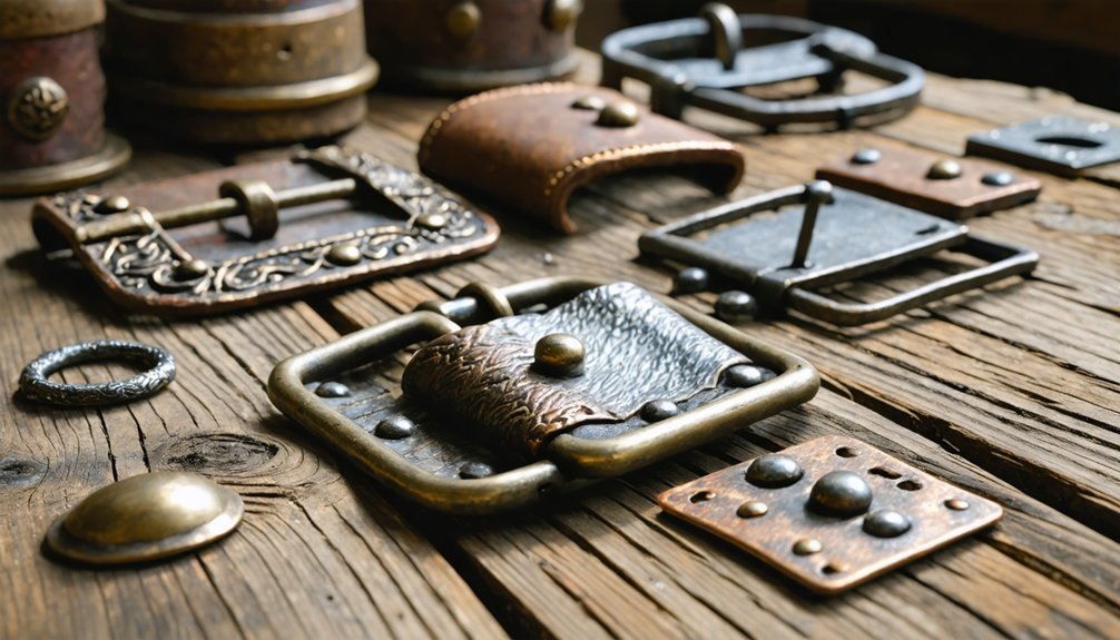 clothing buckle and clasp identification