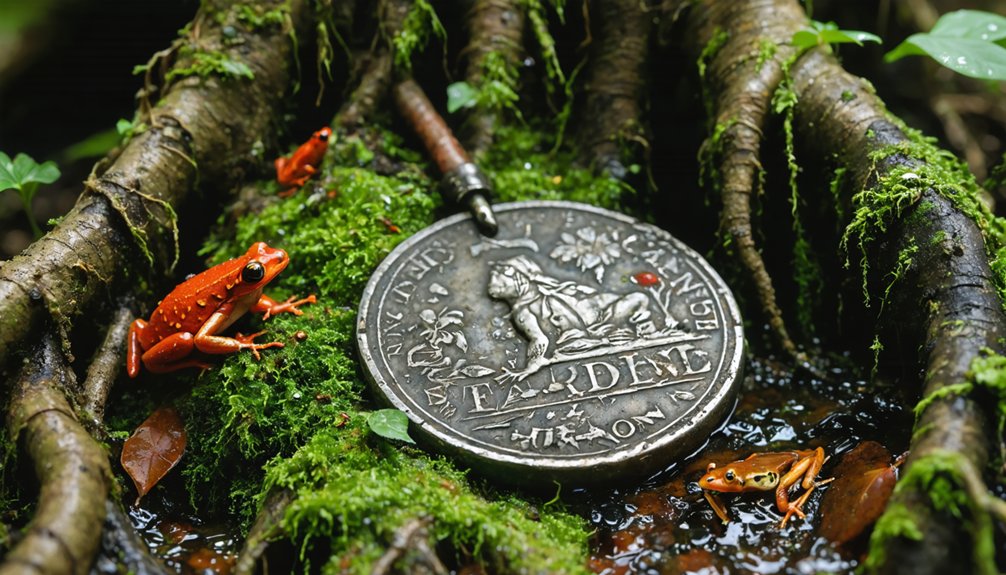 colonial artifacts and coins