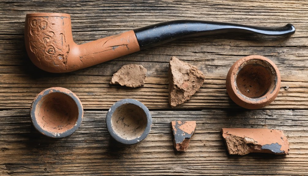 colonial tobacco pipe evolution