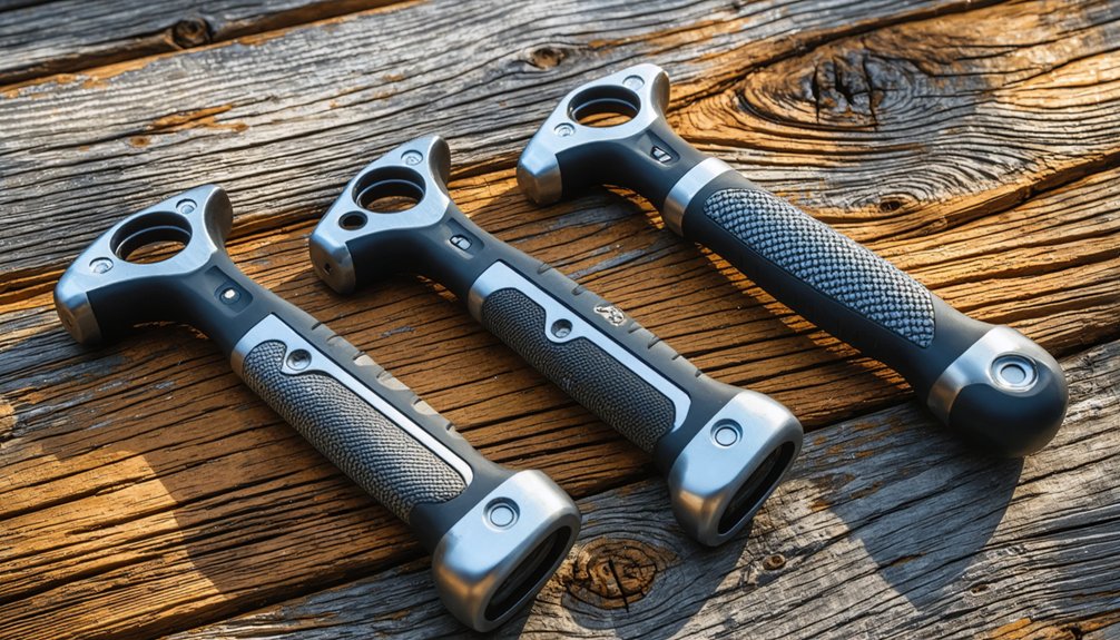 comfortable metal detecting handles