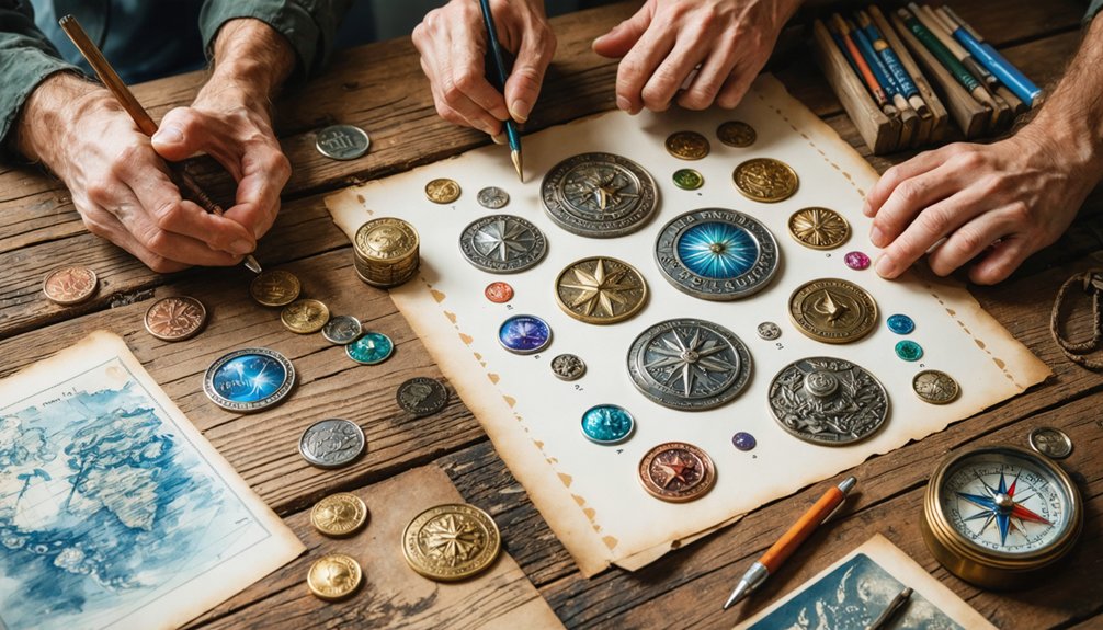 custom geocoin production planning