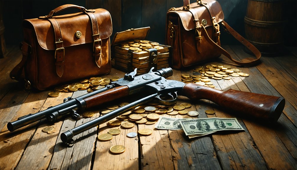 dalton gang s stolen money