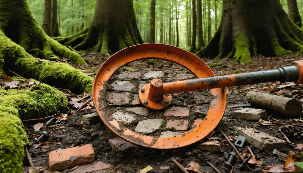 detecting abandoned settlement metals