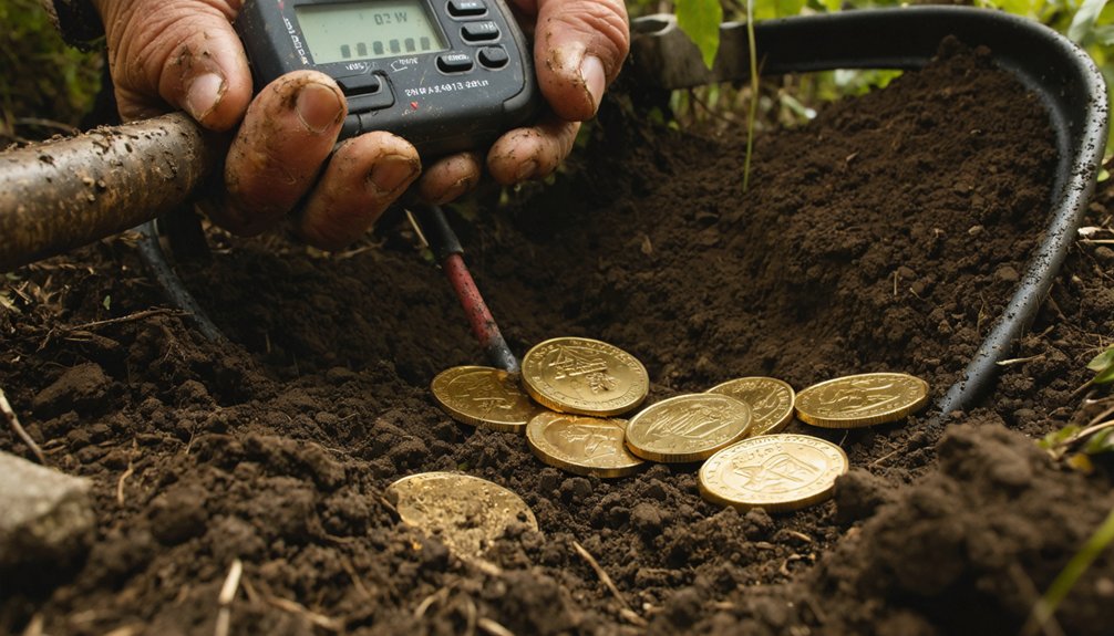 detecting gold with metal