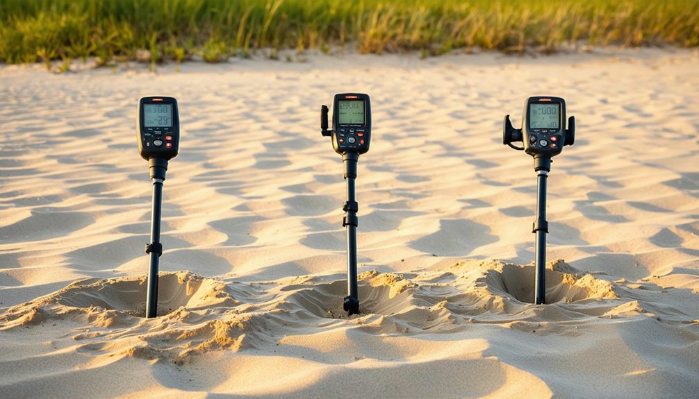 detection depth varies significantly