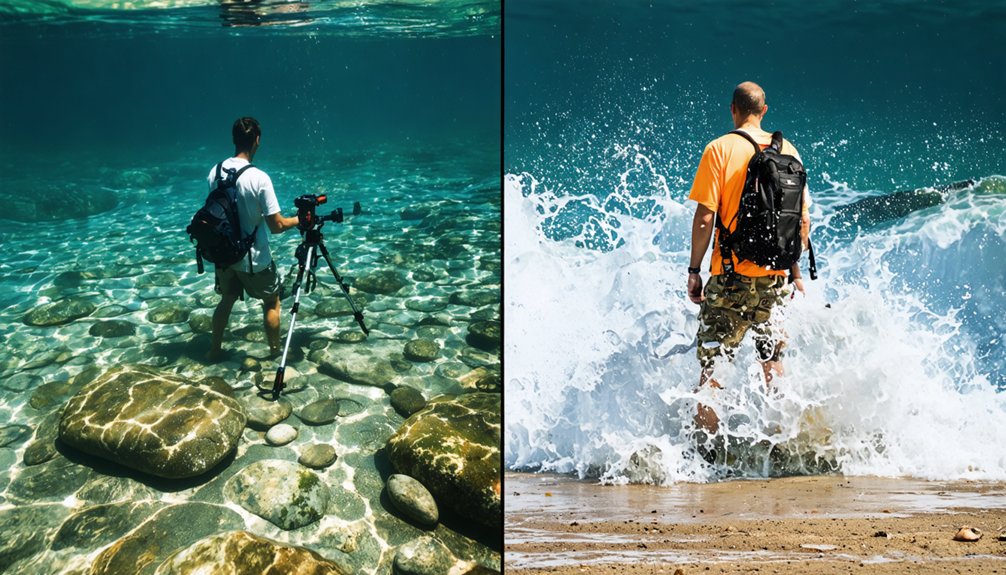 differences in water detection