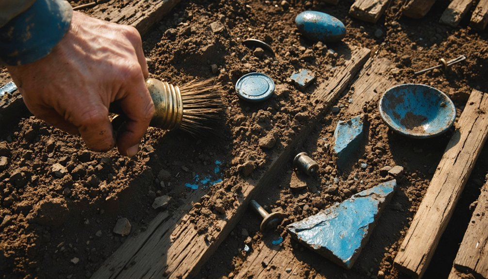 discovering colonial artifacts