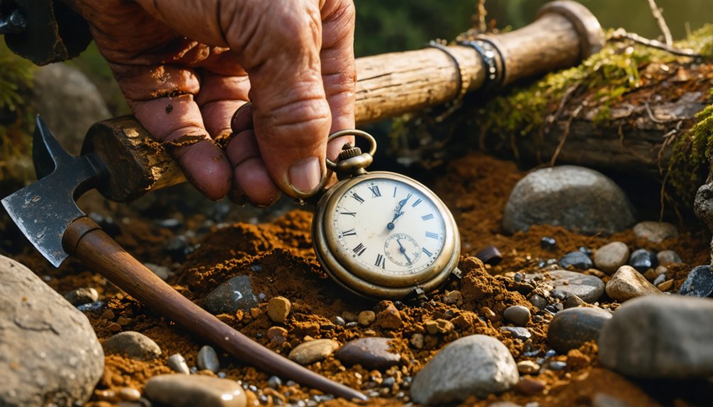 discovering gold rush artifacts