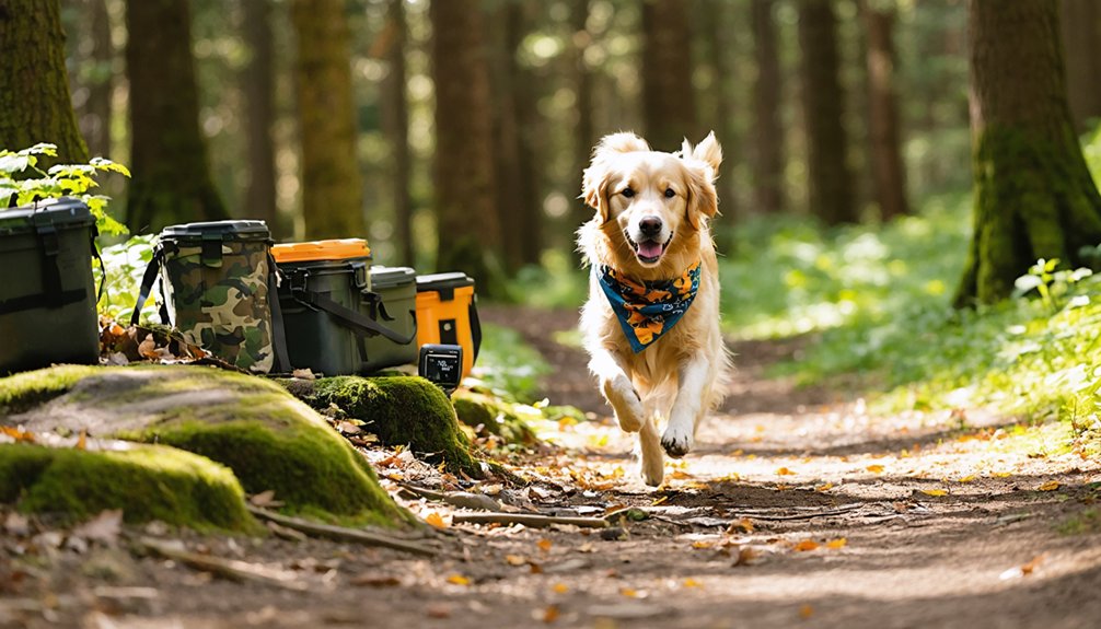 dog friendly geocaching trails