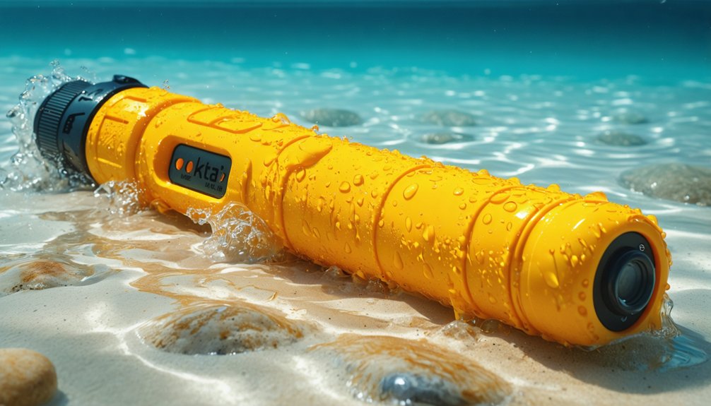 dual purpose underwater metal detector