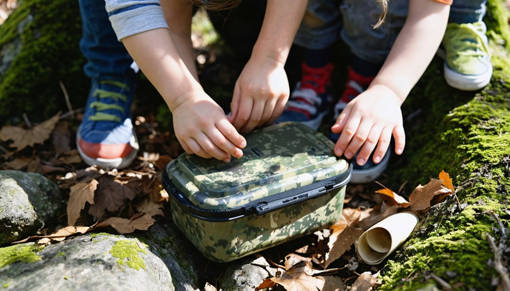 family friendly outdoor treasure hunts