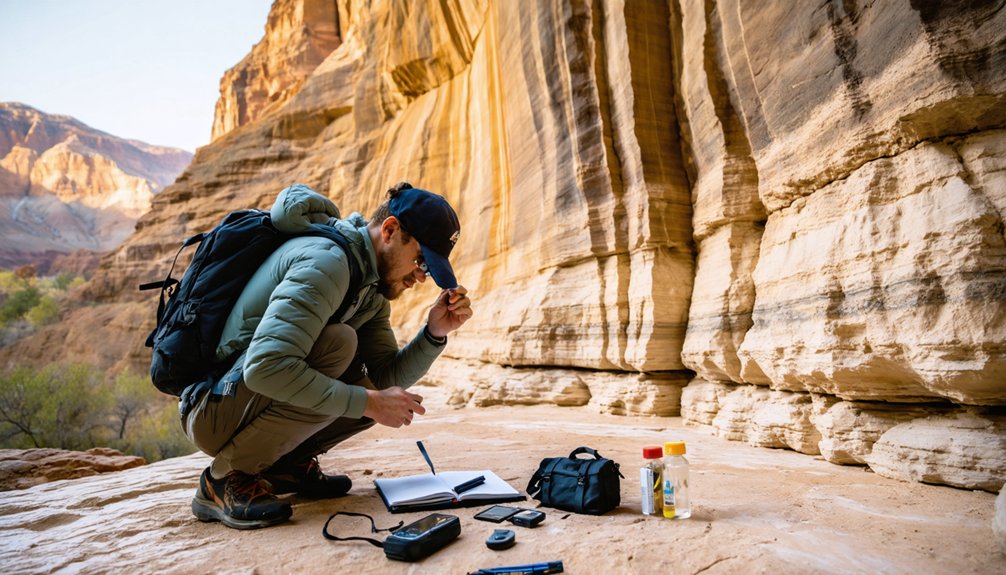 geological exploration and data collection