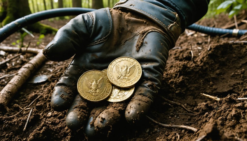 gold coin metal detecting