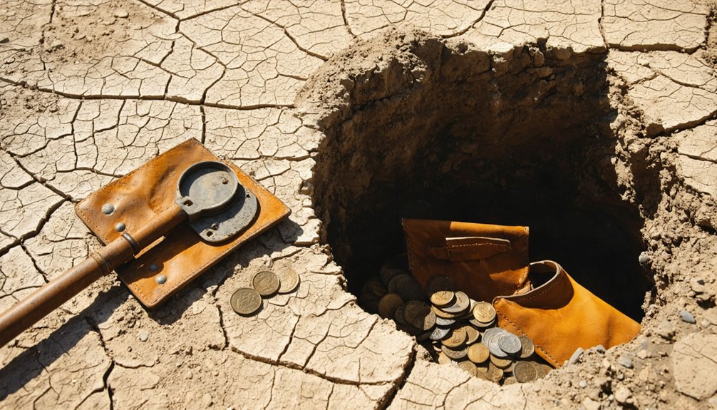 gold hidden near landmarks