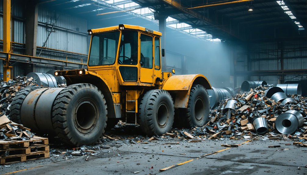 heavy trash coil handling