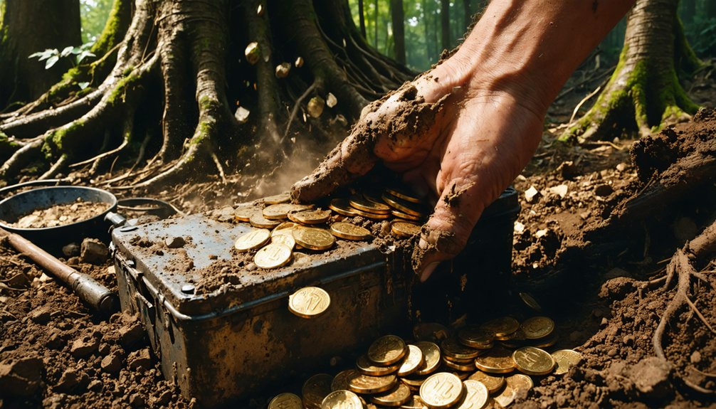 locating hidden treasure sites