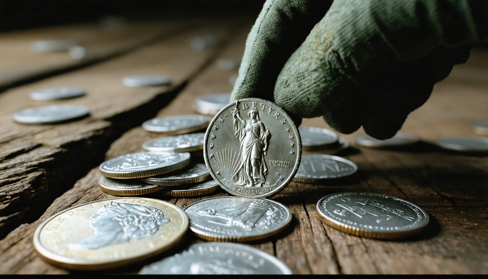 locating liberty quarter coins