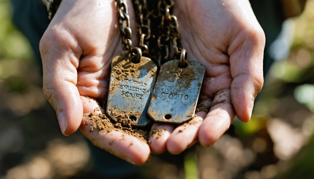 locating military dog tags