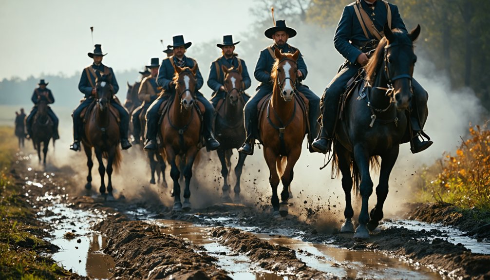 looting impairs confederate forces